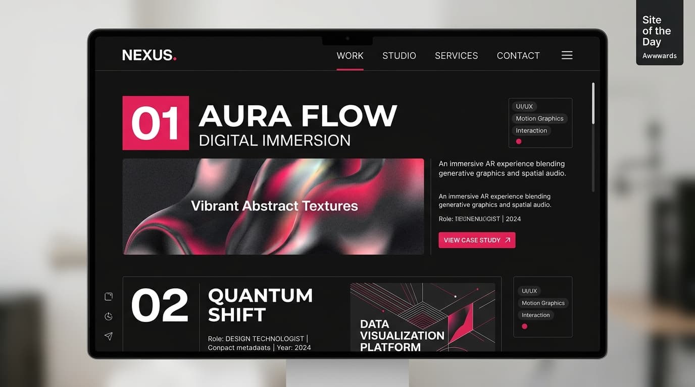Creative Studio developer portfolio template by Profilix