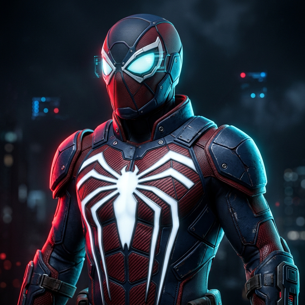 Spider-Man 3D Hero Portrait